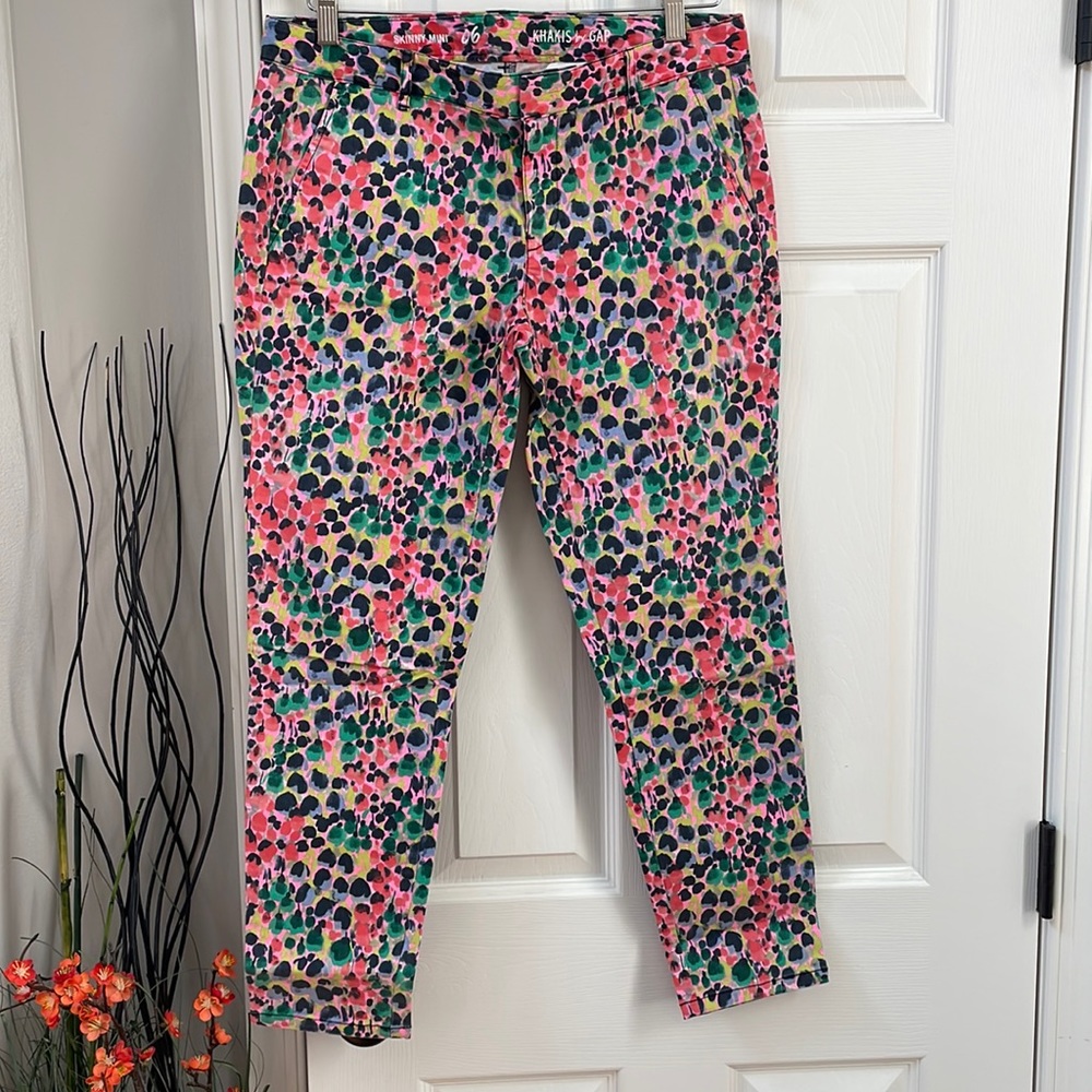 Gap Multi-Colored Skinny Khaki Pants